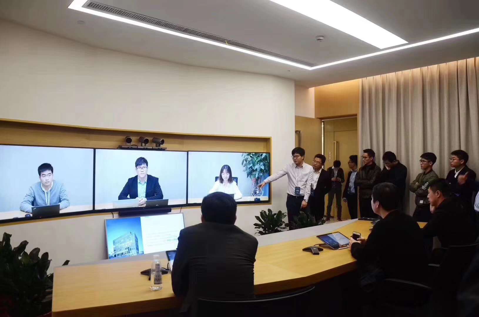 視頻會議現(xiàn)場